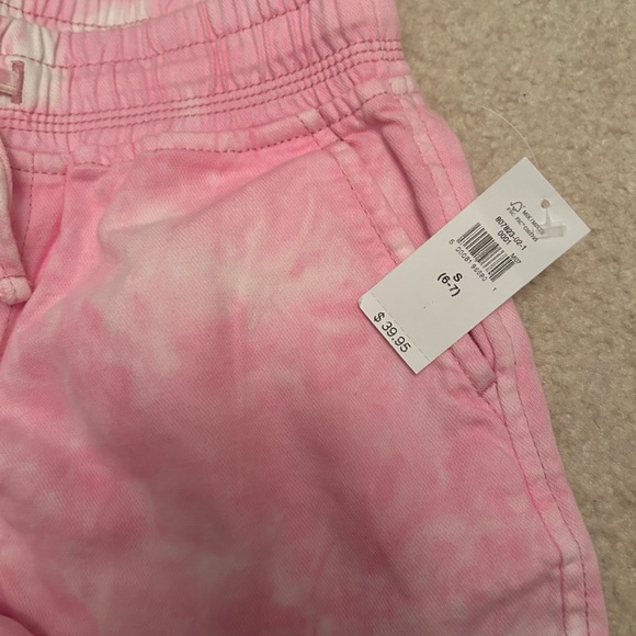 Gap Kids Pink White Tie Dye Shorts Size S - Picture 2 of 4